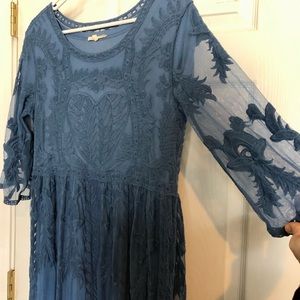 Beautiful Lacy Crochet Maternity Dress